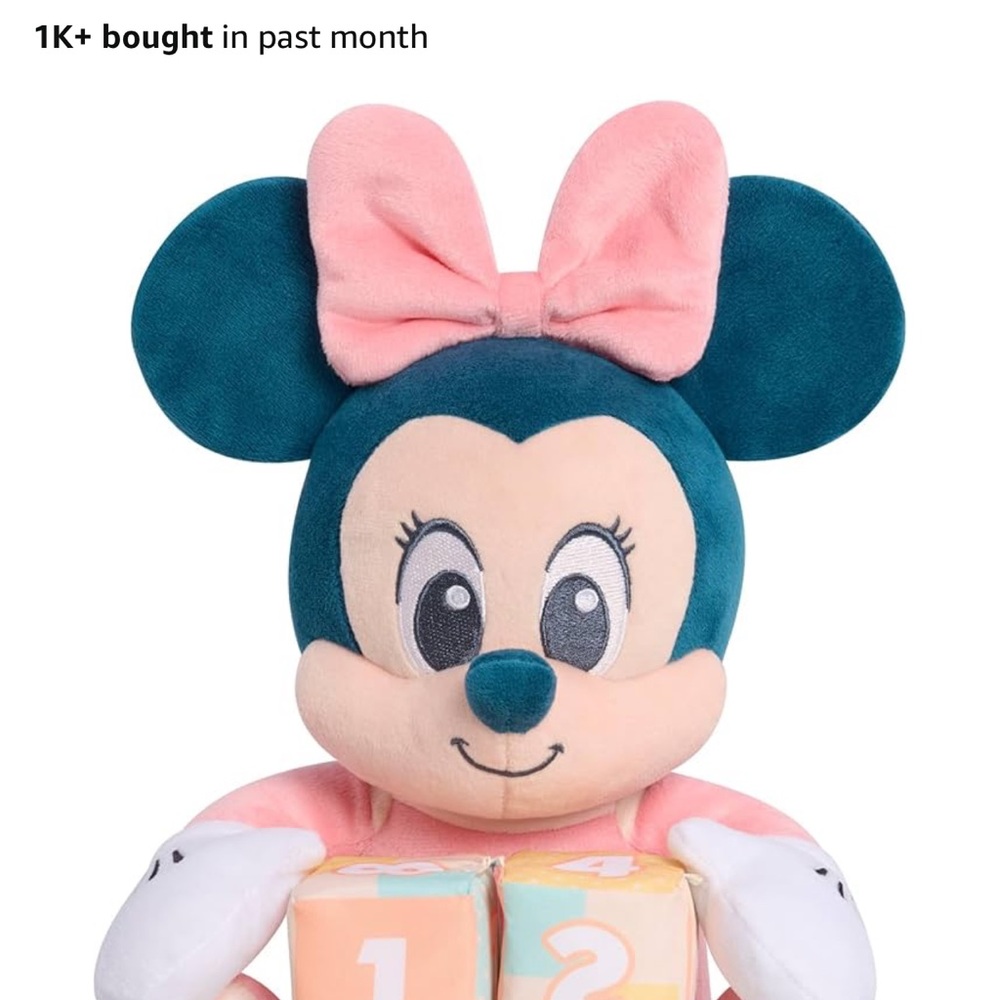 Disney Minnie Mouse Stuffed Animal Pink